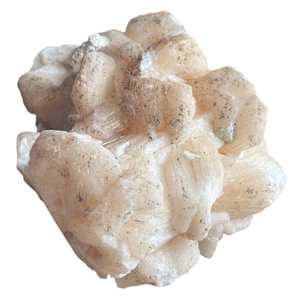 Large Natural Pink Stilbite Crystal Mineral Specimen Cluster Brazilian Zeolite - Picture 4 of 4